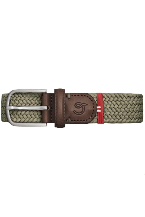 La Boucle groene heren riem | Bovenaanzicht