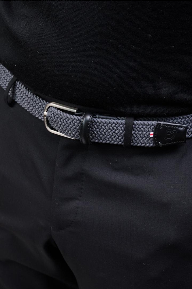 La Boucle grijze heren riem | Model vooraanzicht