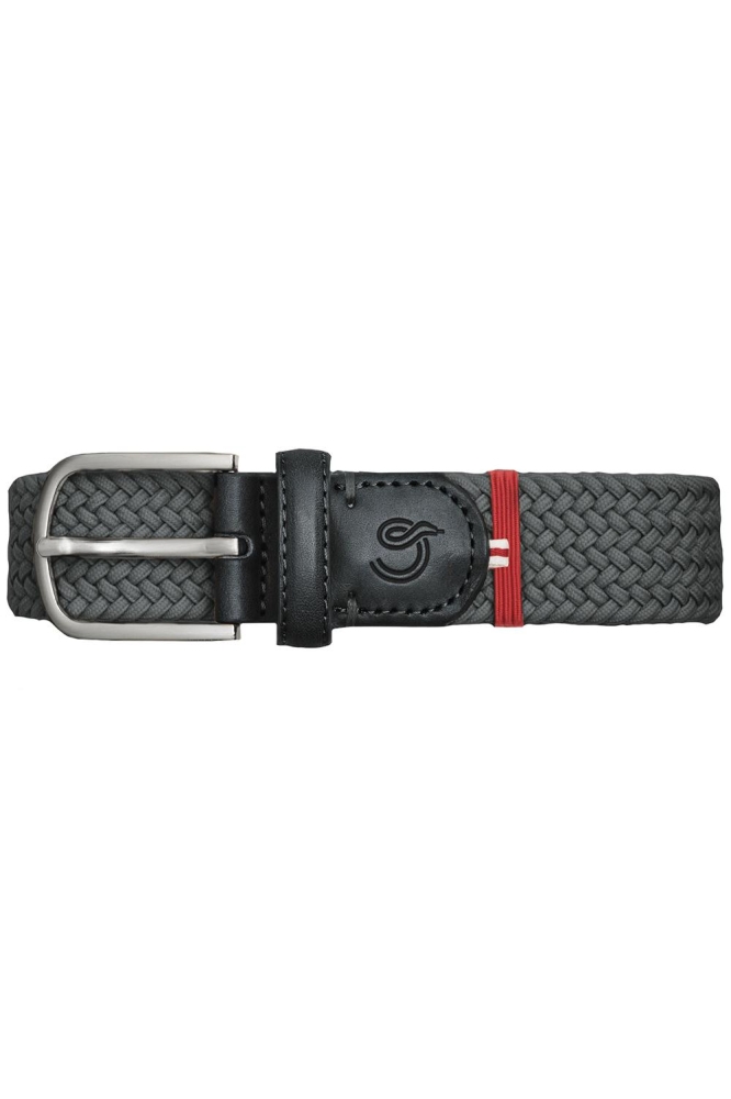 La Boucle grijze heren riem | Bovenaanzicht