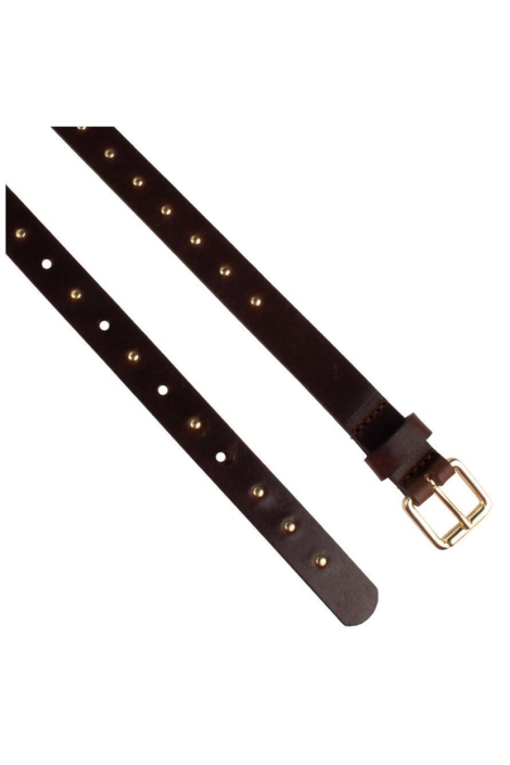 Presly & Sun bruine dames riem | Close up