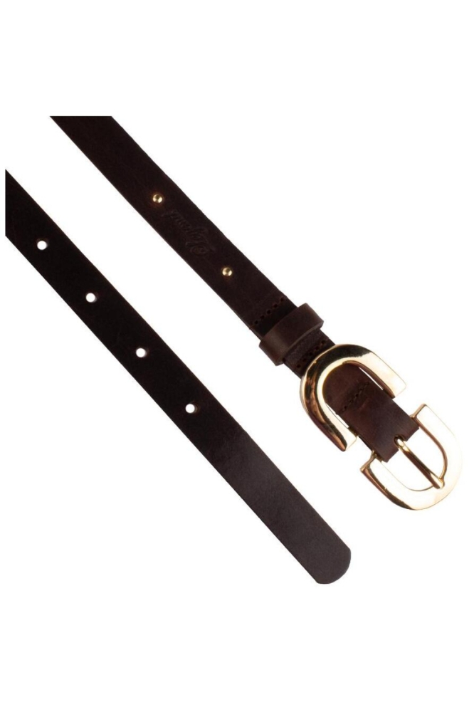 Presly & Sun bruine dames riem | Close up