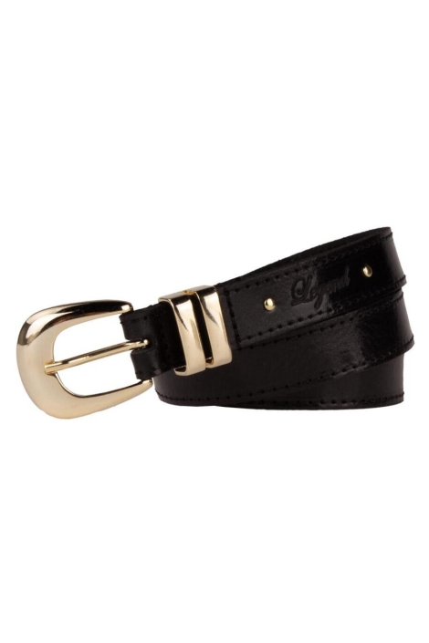 Presly & Sun zwarte dames riem | Vooraanzicht