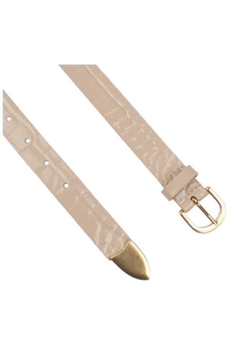 Presly & Sun beige dames riem | Close up