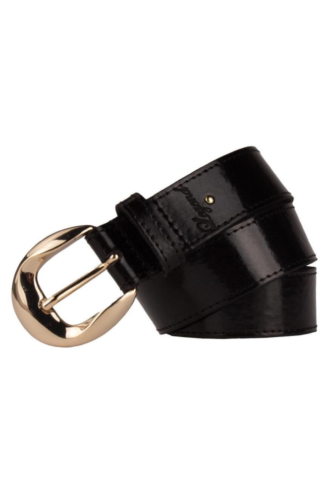 Presly & Sun zwarte dames riem | Vooraanzicht