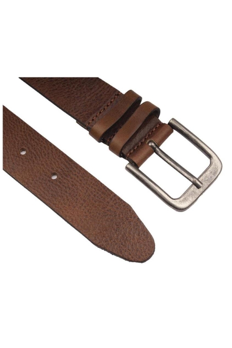 Presly & Sun cognac heren riem | Close up