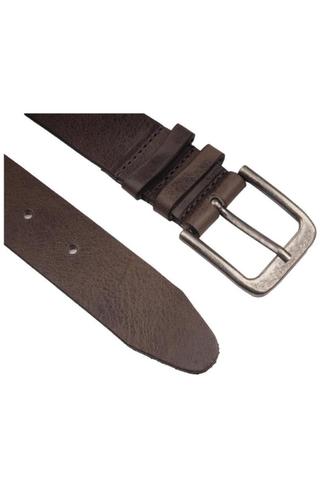 Presly & Sun grijze heren riem | Close up