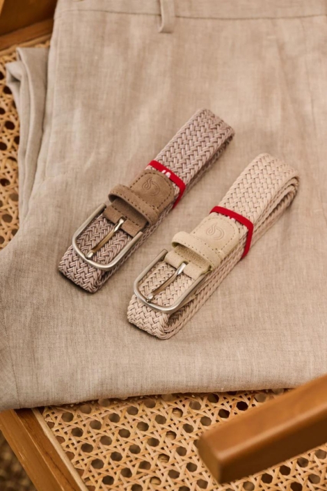 La Boucle beige heren riem | Sfeerbeeld, In situatie