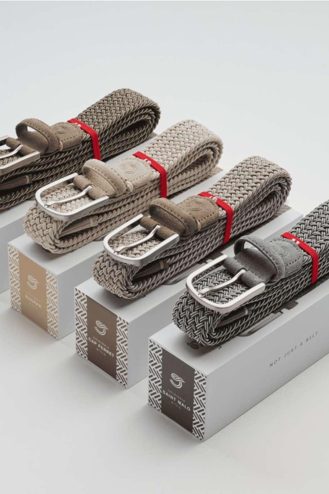 La Boucle beige heren riem | Sfeerbeeld, In situatie