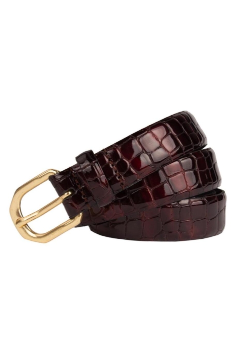 Presly & Sun bordeaux dames riem | Vooraanzicht