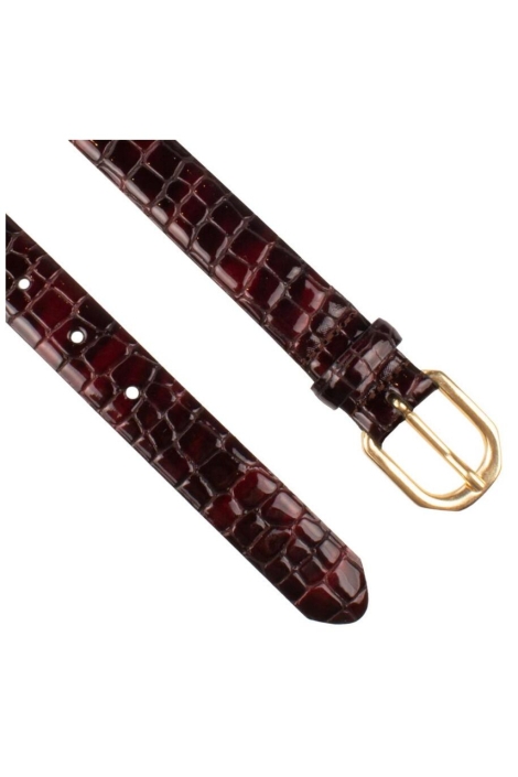 Presly & Sun bordeaux dames riem | Close up