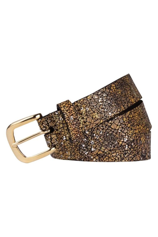 Presly & Sun camel dames riem | Vooraanzicht