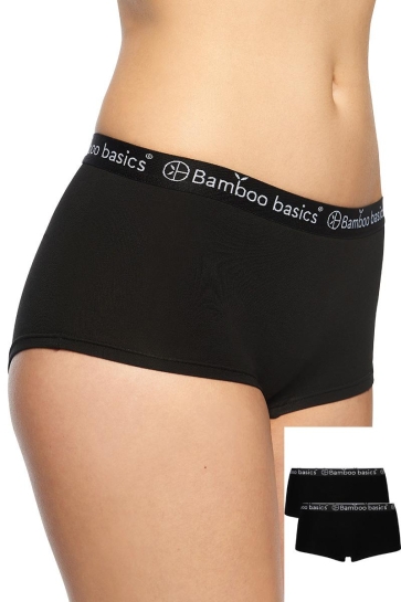 Bamboo basics Ondergoed IRIS BASICS KNITTED HIPSTER BLACK