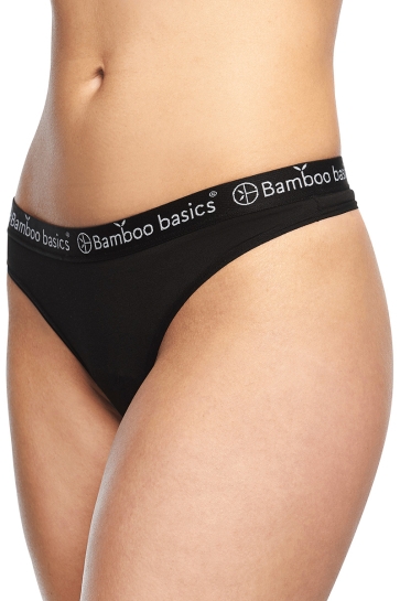 Bamboo basics Ondergoed EMMA THONGS BLACK 001