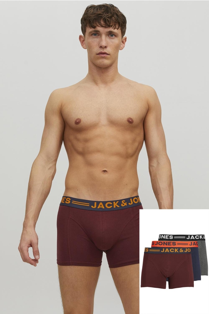 Jack & Jones multi color heren ondergoed | Model vooraanzicht