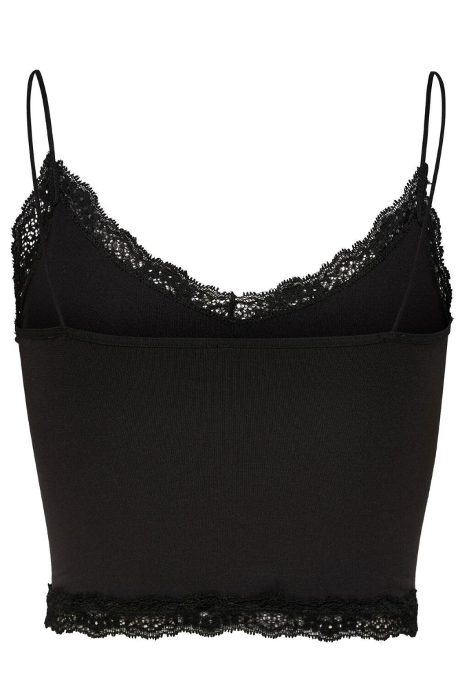 Only zwarte dames top | Achteraanzicht