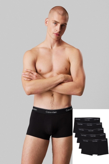 Calvin Klein Ondergoed LOW RISE TRUNK 5PK LV00NB4390 BLACK W BLACK WBS