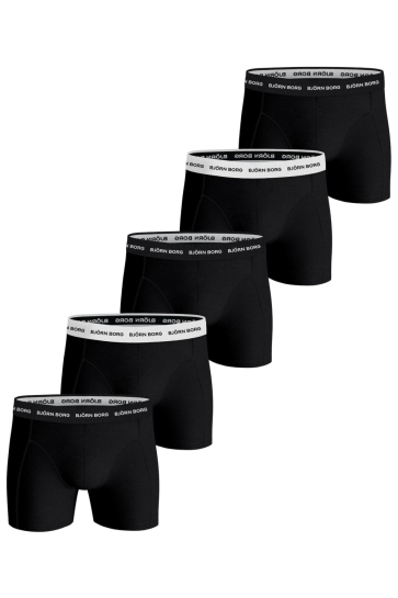 Bjorn Borg cotton stretch boxer 5p Zwart