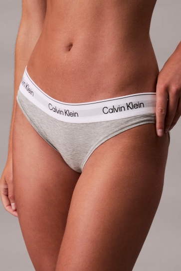 Calvin Klein Ondergoed BIKINI LV00QF8520 GREY HEATER
