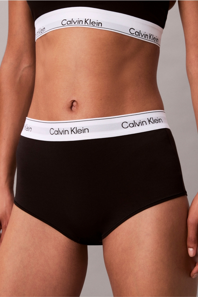 Calvin Klein zwarte dames ondergoed | Model vooraanzicht