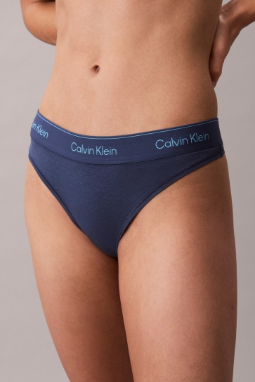 Calvin Klein Ondergoed THONG LV00QF8518 CEC DARK DENIM