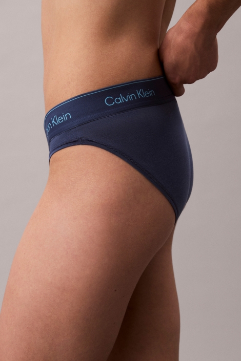 Calvin Klein blauwe dames ondergoed | Model zijaanzicht