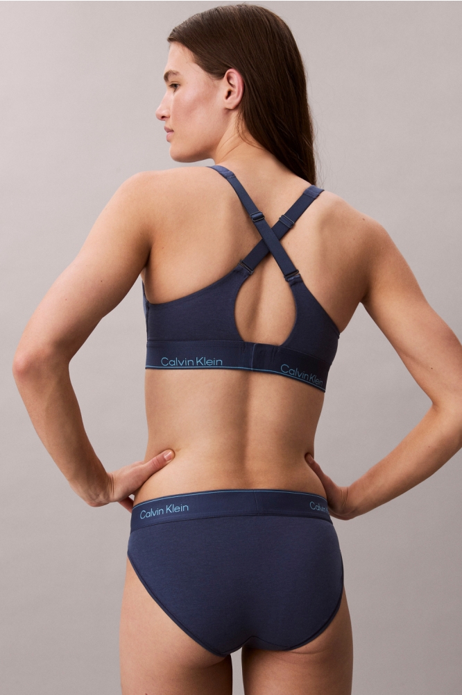 Calvin Klein blauwe dames ondergoed | Model achteraanzicht