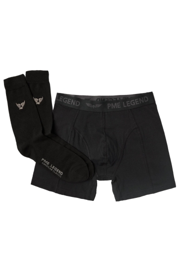 PME legend boxershorts and socks x-mas packag Zwart