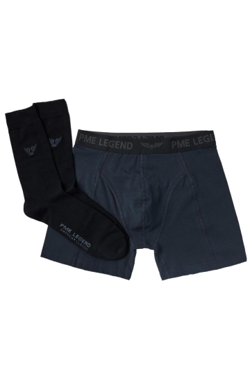 PME legend boxershorts and socks x-mas packag Blauw