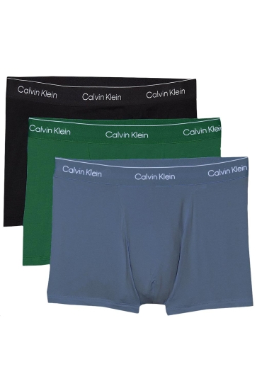 Calvin Klein Ondergoed RELAXED FIT TRUNK 3PK LV00NB4286 TURF W/DTM/BLACK W/DTM WB/ DARK