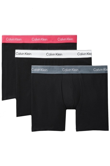 Calvin Klein BOXER BRIEF 3PK LV00NB4394 3VO BLACK BODIES W/TURBULENCE/WHITE