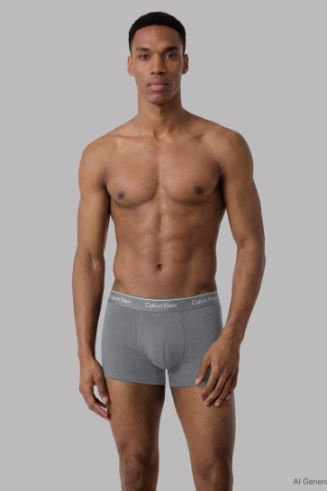 Calvin Klein Ondergoed RELAXED FIT TRUNK 5PK LV00NB4437 41A BLACK DTM/BLUE DESCENT DTM/GREEN