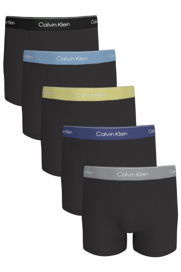 Calvin Klein Ondergoed RELAXED FIT TRUNK 5PK LV00NB4437 40Y BLACK WB/BLUE DESCENT WB/GREEN BL