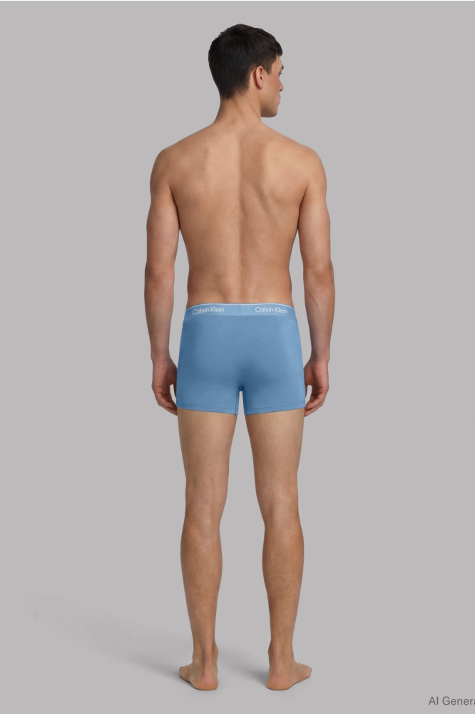 Calvin Klein multi color heren ondergoed | Model achteraanzicht