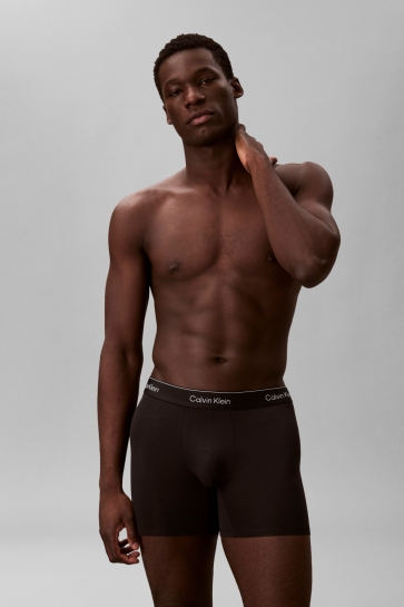 Calvin Klein BOXER BRIEF 5PK LV00NB4395 40Y BLACK WB/BLUE DESCENT WB/GREEN BL