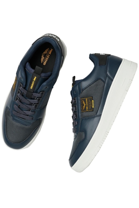 PME legend blauwe heren sneaker | Bovenaanzicht