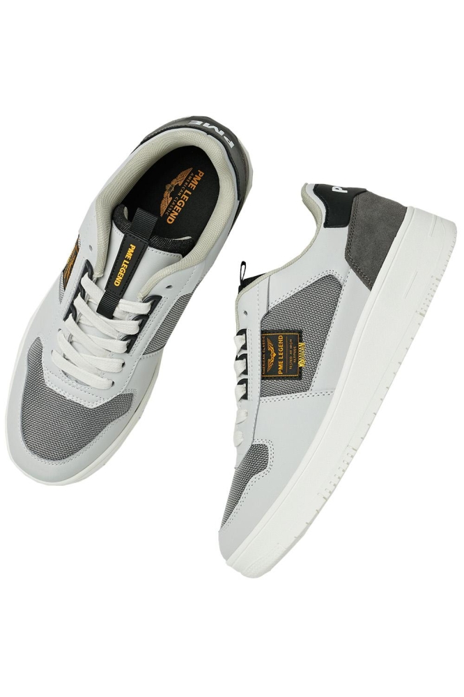 PME legend grijze heren sneaker | Bovenaanzicht