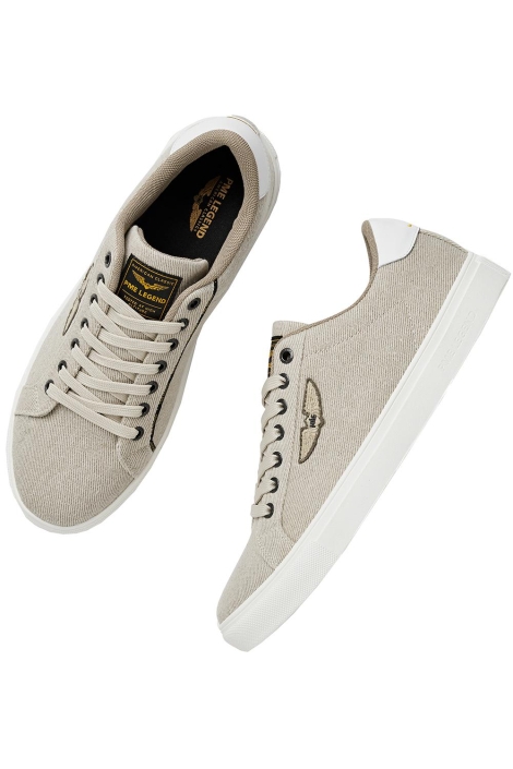 PME legend beige heren sneaker | Bovenaanzicht