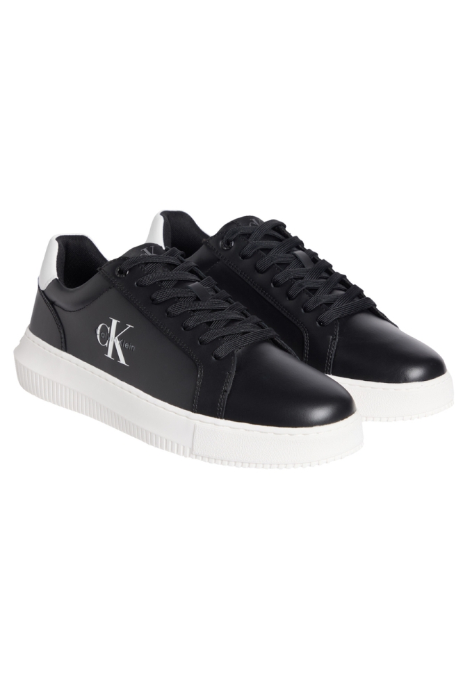 Calvin Klein zwarte heren sneaker | Vooraanzicht