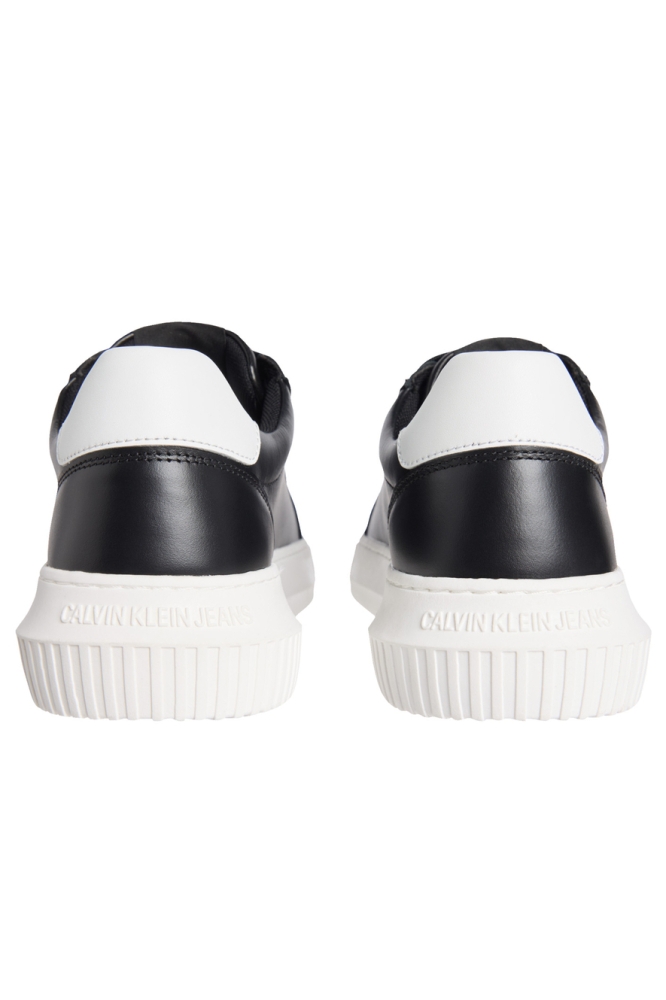 Calvin Klein zwarte heren sneaker | Achteraanzicht
