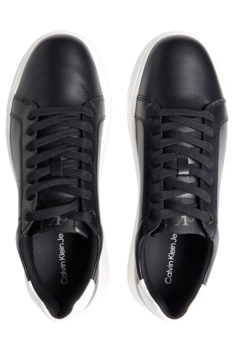 Calvin Klein zwarte heren sneaker | Bovenaanzicht