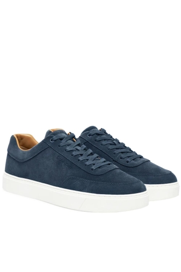 Calvin Klein Schoen CLEAN CUP LOW LACEUP OXF SU HM0HM01880 DW4 CALVIN NAVY/BRIGHT WHITE