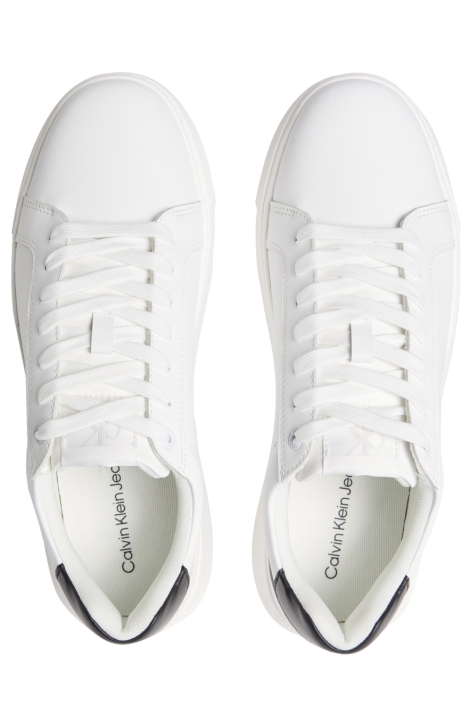 Calvin Klein witte heren sneaker | Bovenaanzicht