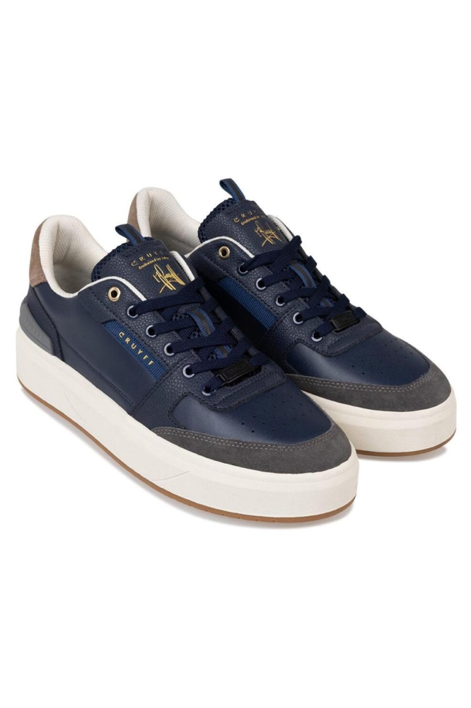 Cruyff blauwe heren sneaker | Vooraanzicht
