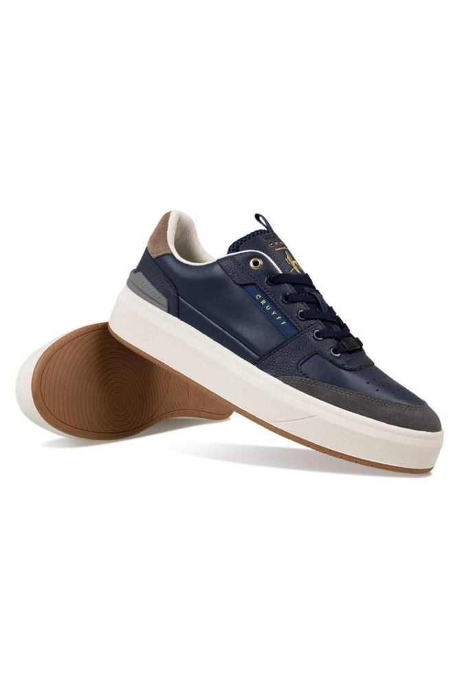 Cruyff blauwe heren sneaker | Zijaanzicht