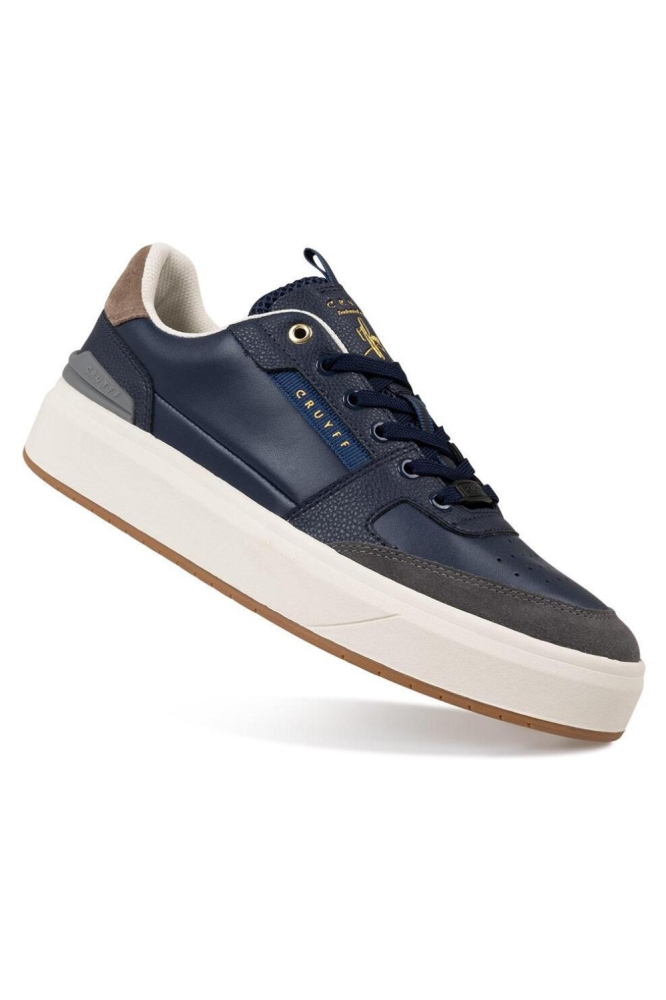 Cruyff blauwe heren sneaker | Zijaanzicht