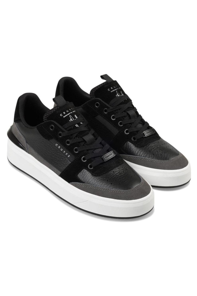 Cruyff zwarte heren sneaker | Vooraanzicht