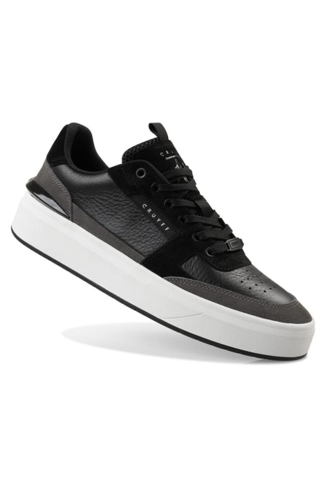 Cruyff zwarte heren sneaker | Zijaanzicht