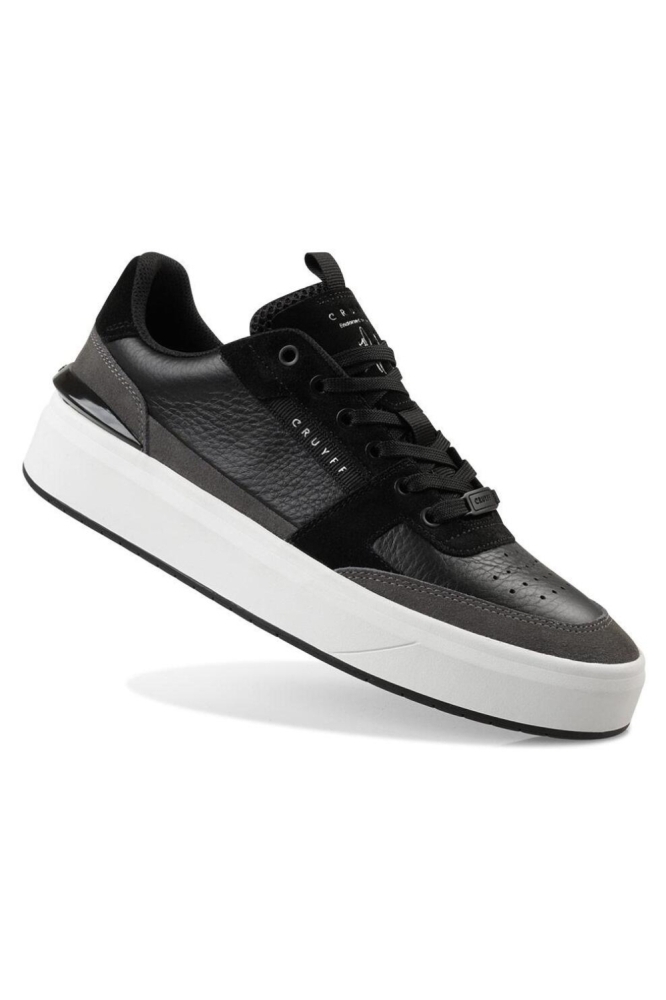 Cruyff zwarte heren sneaker | Zijaanzicht