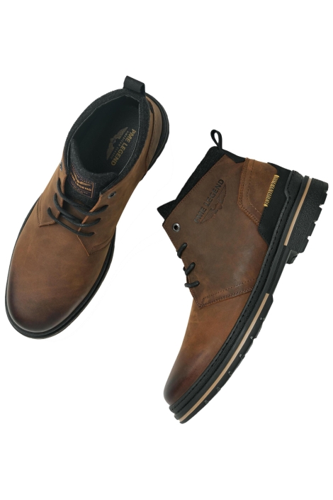 PME legend cognac heren schoen | Bovenaanzicht