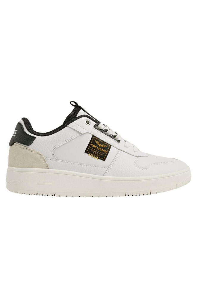PME legend witte heren sneaker | Zijaanzicht